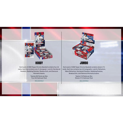 2026 Topps Chrome Baseball Mega Box