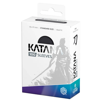 Ultimate Guard: Katana Standard-Sized Sleeves 100ct (Obsidian Shard)