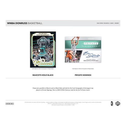2026 Panini Donruss WNBA Basketball Hobby Box