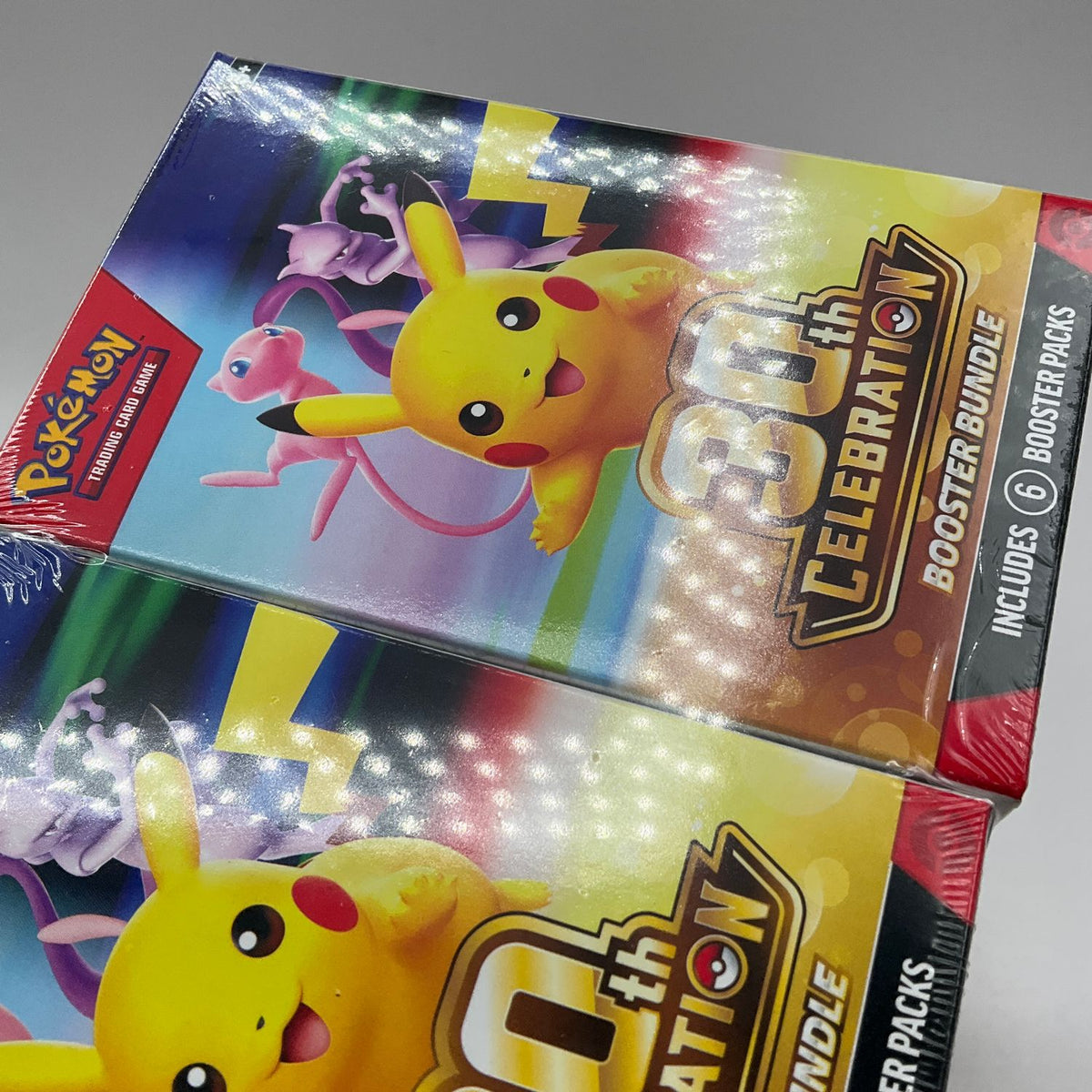 Pokemon: *Package Error* 2x 30th Celebration Booster Bundles Wrapped Together #1