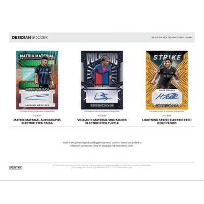 2025-26 Panini Obsidian Soccer Hobby Box