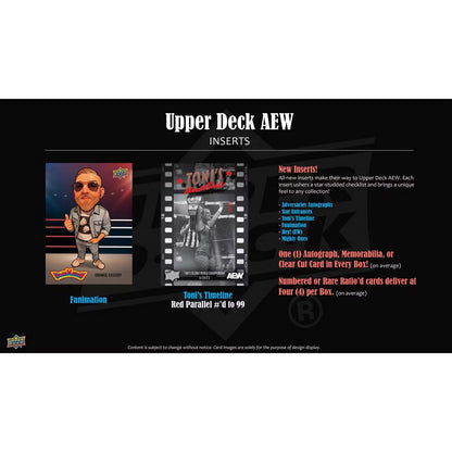 2026 Upper Deck AEW All Elite Wrestling Hobby Box *Contact Us To Order*