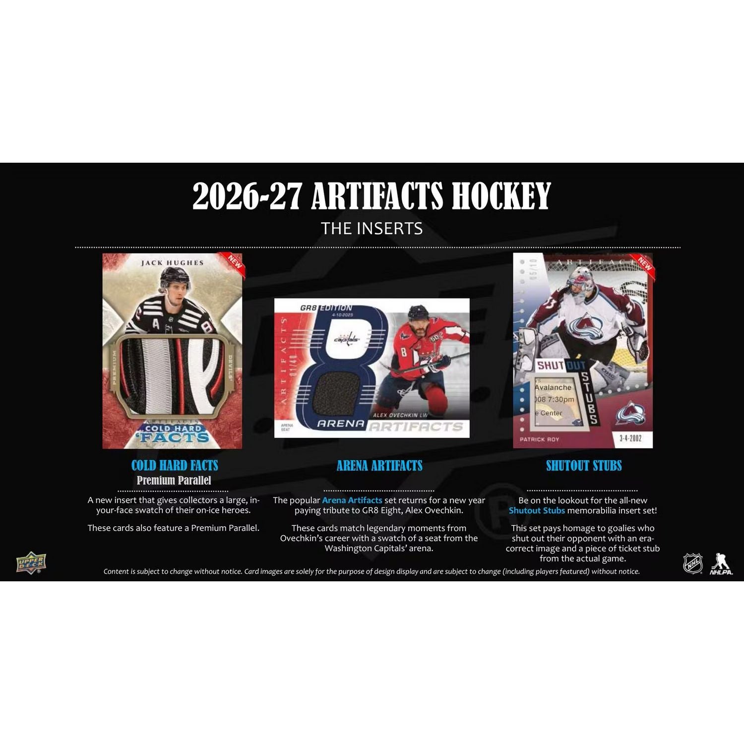 2026-27 Upper Deck Artifacts Hockey Hobby Box *Contact Us To Order*、Upper Deck、kayou