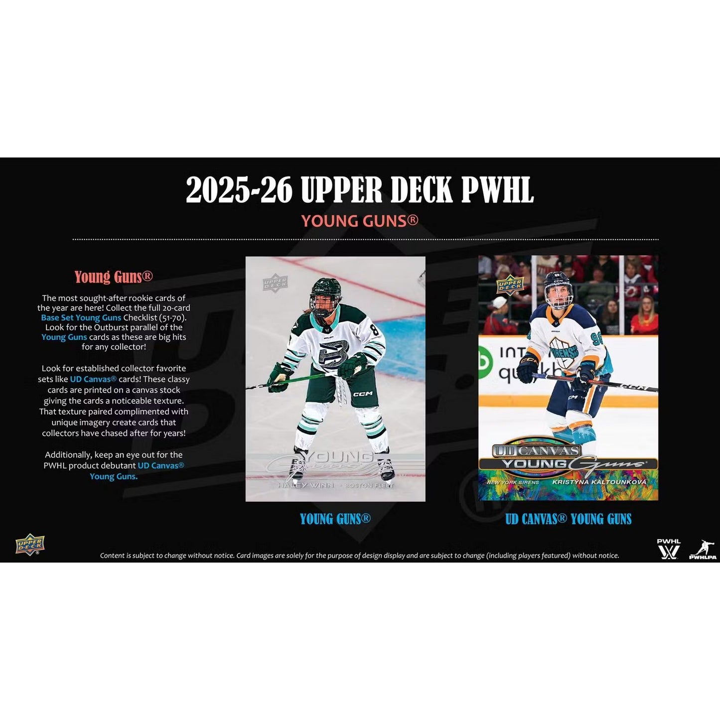 2025-26 Upper Deck PWHL Professional Women's Hockey League Blaster Box