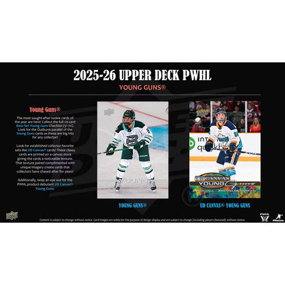 2025-26 Upper Deck PWHL Professional Women's Hockey League Blaster Box