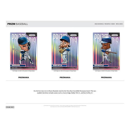 2026 Panini Prizm Baseball Mega Box (Pink Ice Prizms!)
