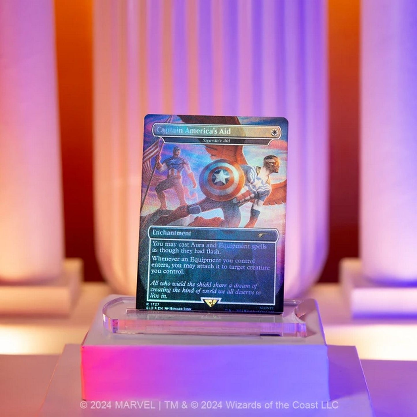 Magic the Gathering: Marvel Captain America Secret Lair Drop Series Rainbow Foil Edition