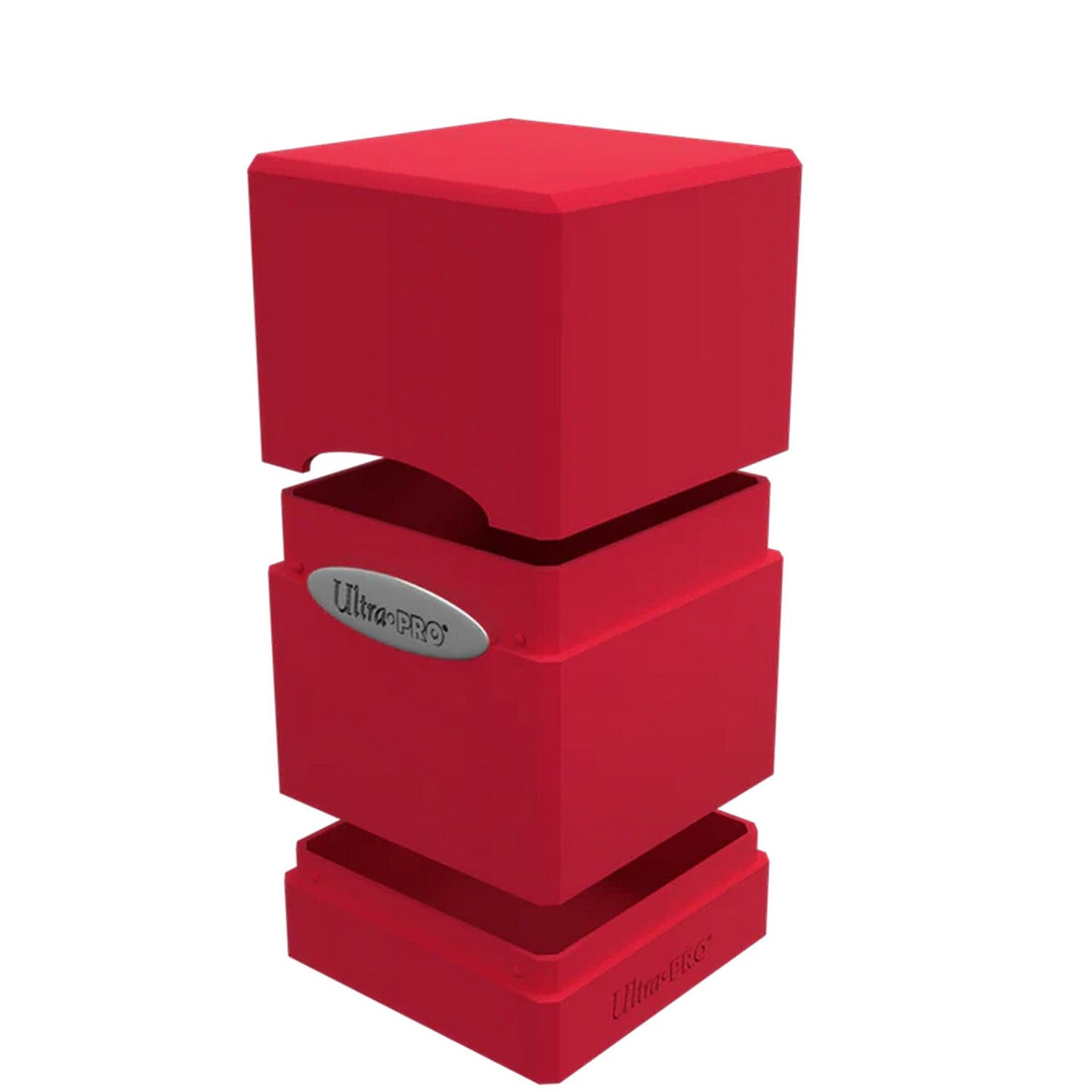 Ultra Pro Deck Box: Satin Tower (Apple Red)