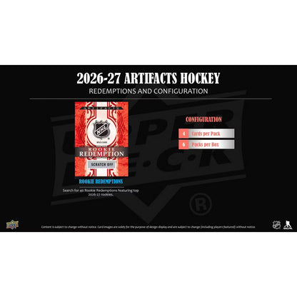 2026-27 Upper Deck Artifacts Hockey Blaster Box
