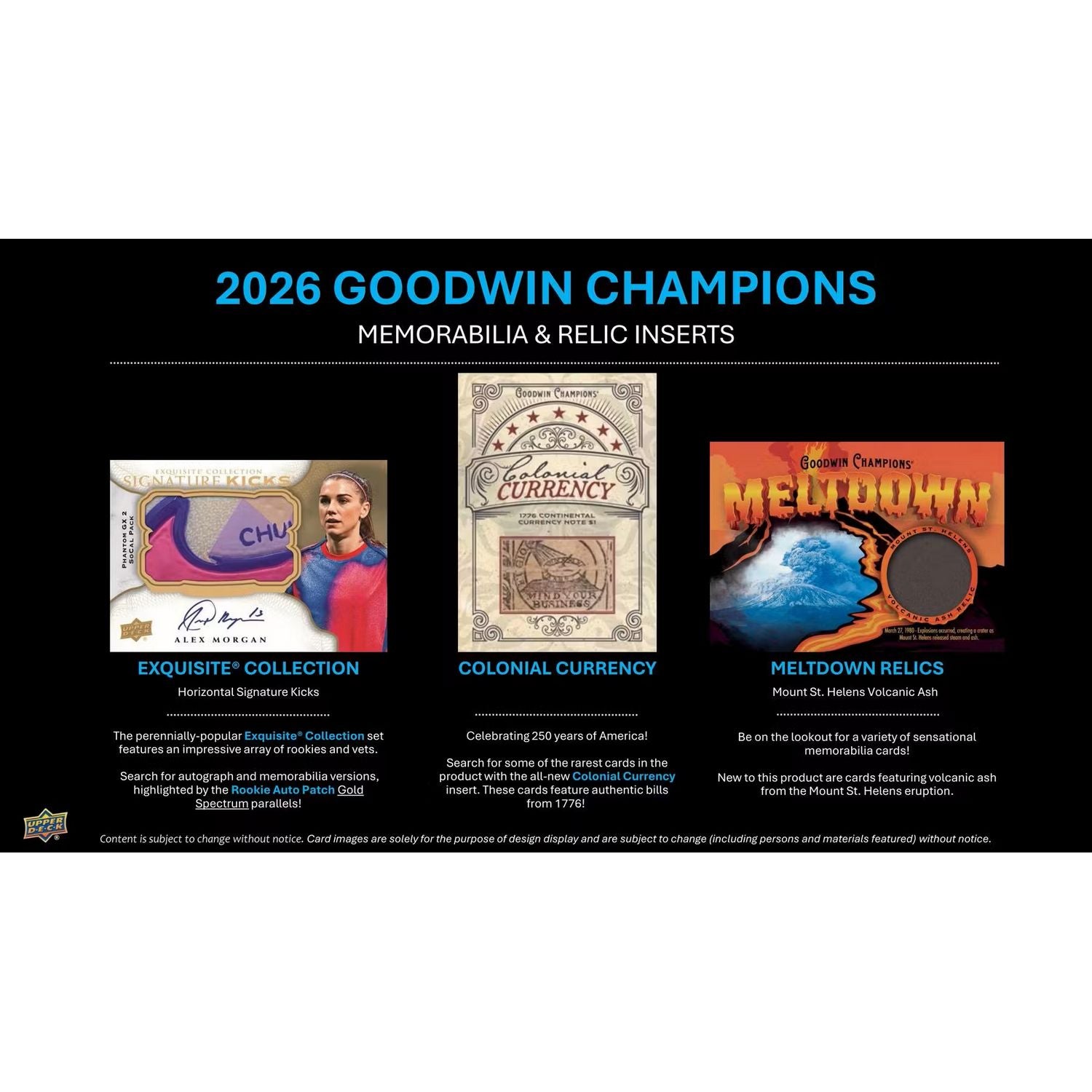2026 Upper Deck Goodwin Champions Hobby Box *Contact Us To Order*、Upper Deck、kayou