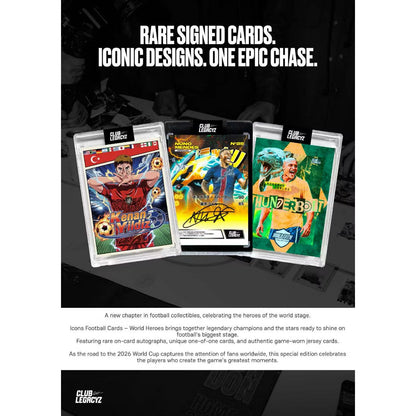 2026 Club Legacyz Icons 4th Edition Soccer Hobby Box