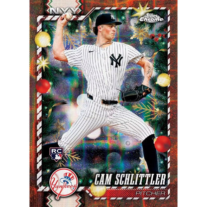 2026 Topps Holiday Baseball Hobby Collector 3-Tin Box