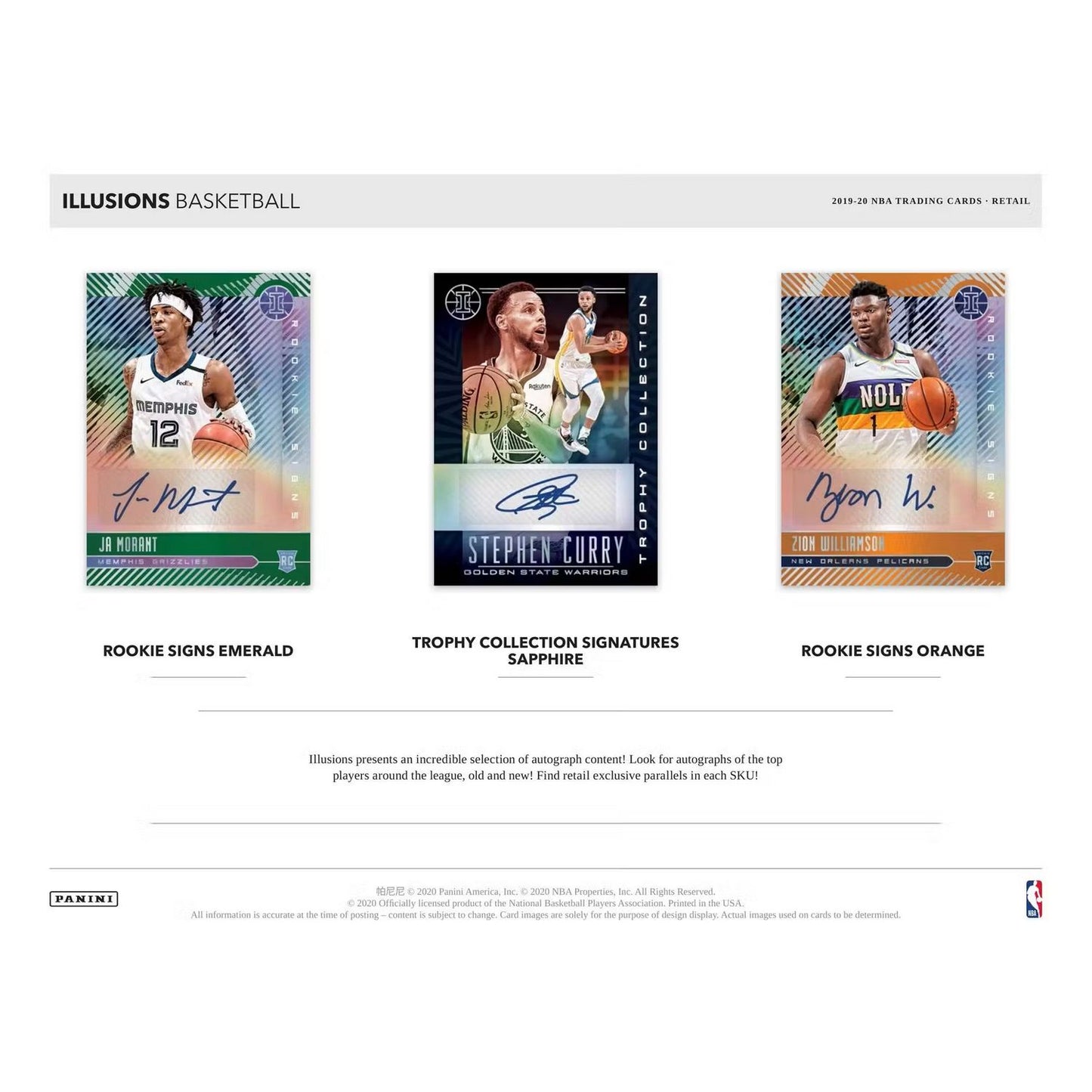 2019-20 Panini Illusions Basketball Mega Box