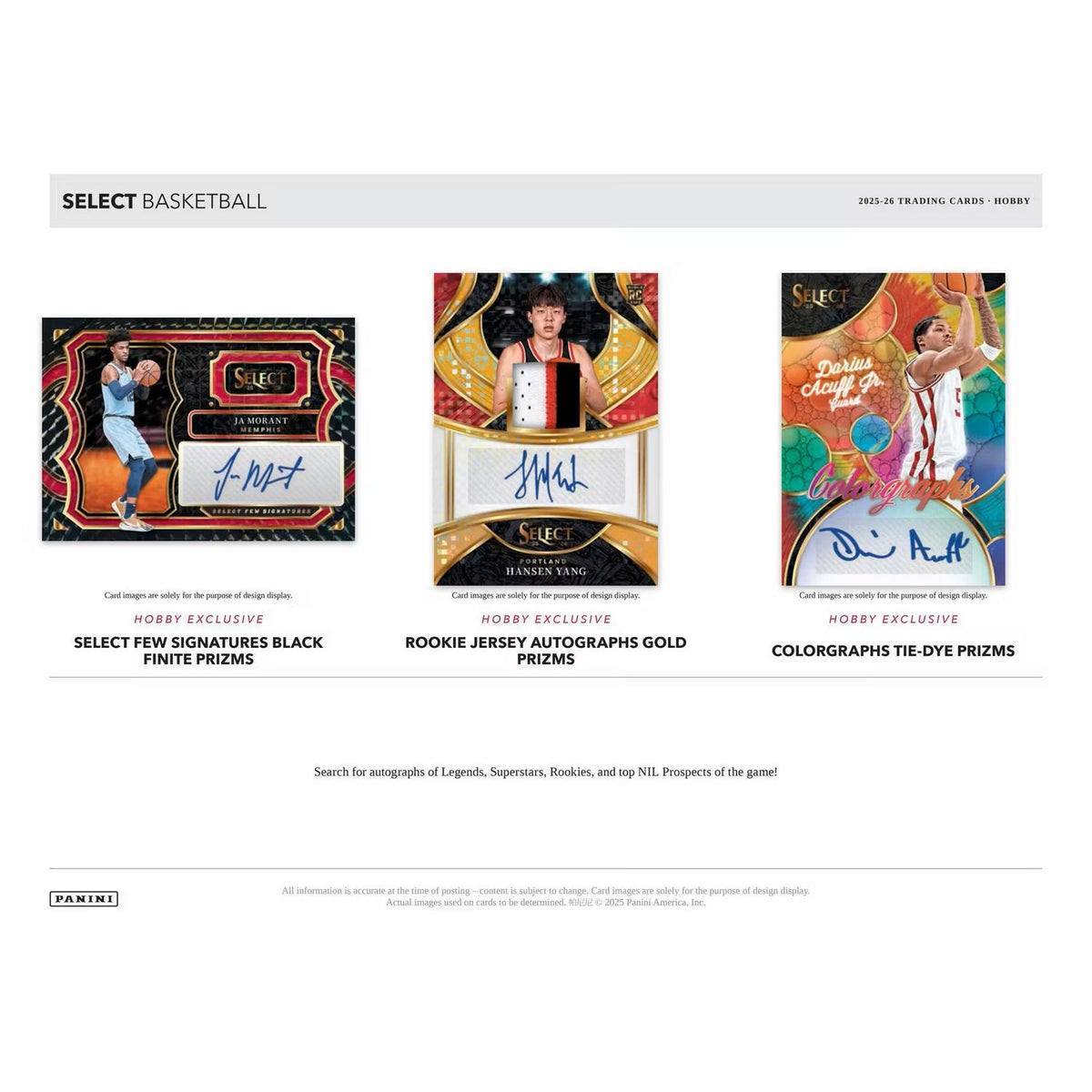 2025-26 Panini Select Basketball Hobby Box