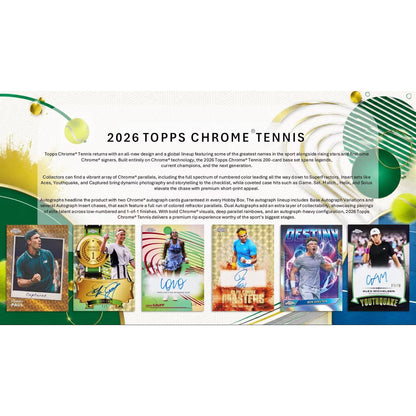 2026 Topps Chrome Tennis Delight Box