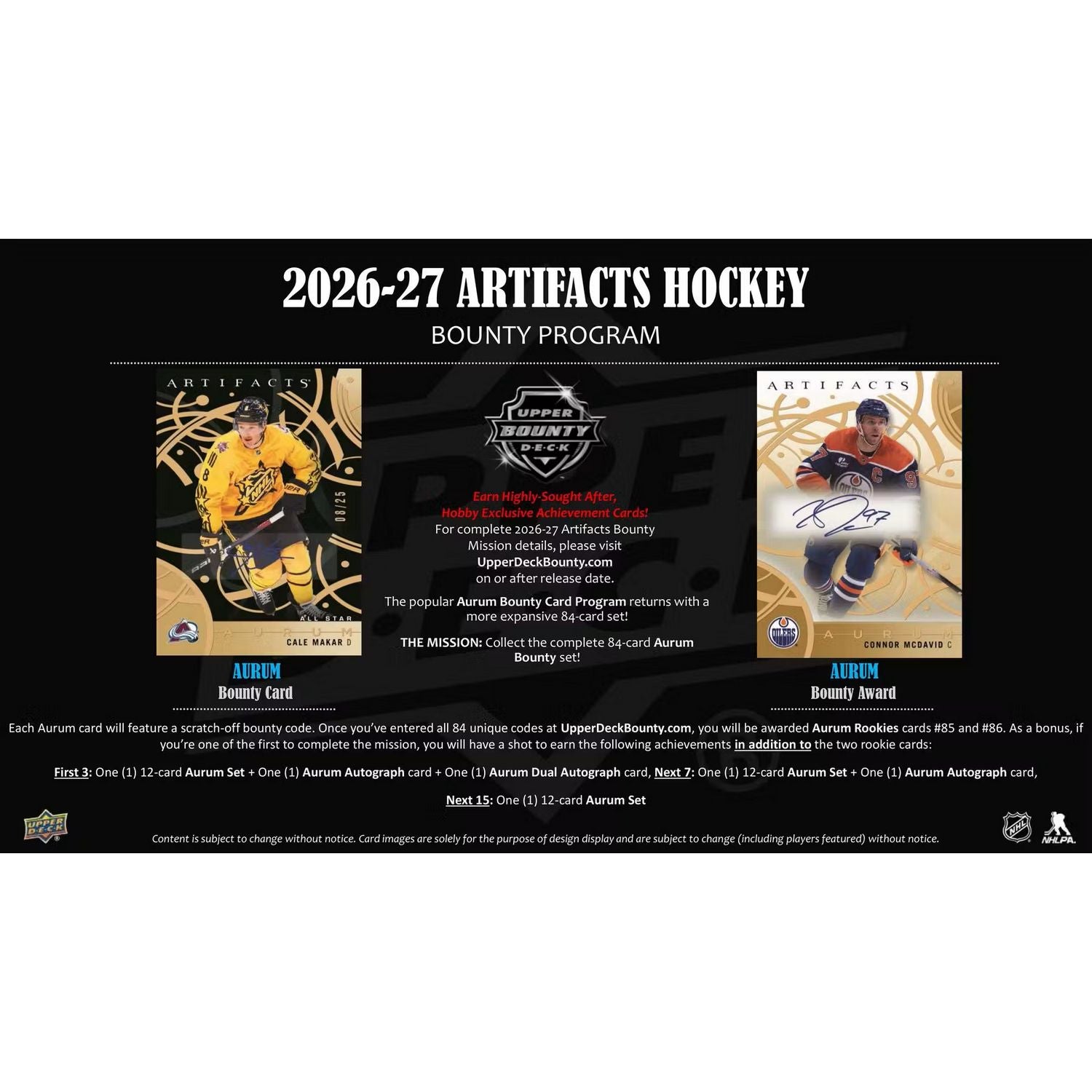 2026-27 Upper Deck Artifacts Hockey Hobby Box *Contact Us To Order*、Upper Deck、kayou