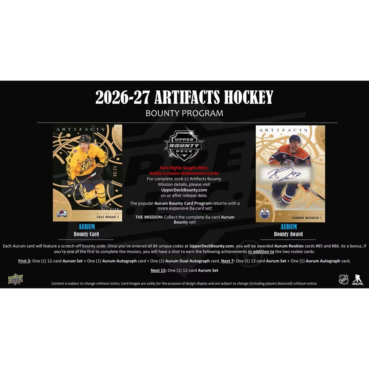 2026-27 Upper Deck Artifacts Hockey Hobby Box *Contact Us To Order*