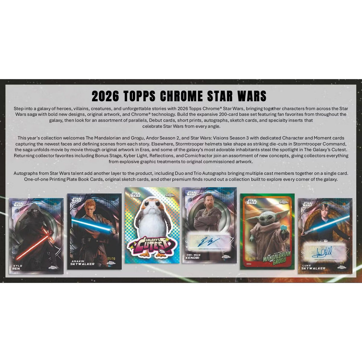 2026 Topps Star Wars Chrome Blaster Box