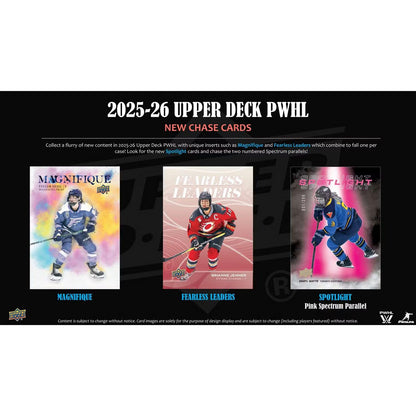 2025-26 Upper Deck Professional Women’s Hockey League Hobby Box *Contact Us To Order*