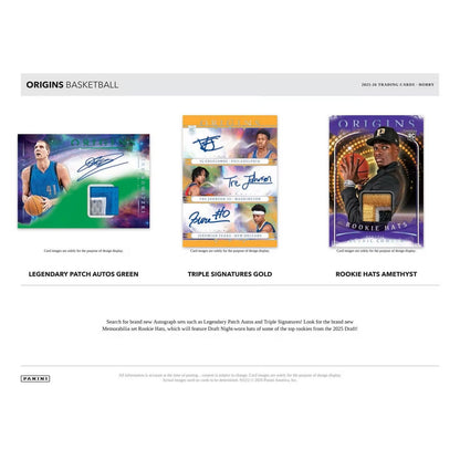 2025-26 Panini Origins Basketball Hobby Box