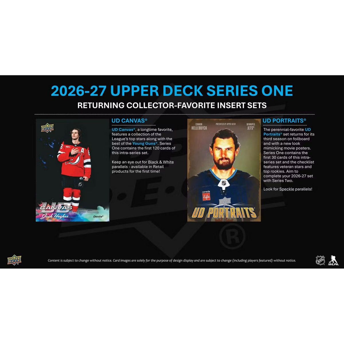 2026-27 Upper Deck Series 1 Hockey Tin