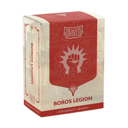 Dragon Shield: Guildpact Series - Matte Dual Art Standard Sleeves 100ct (Boros Legion)