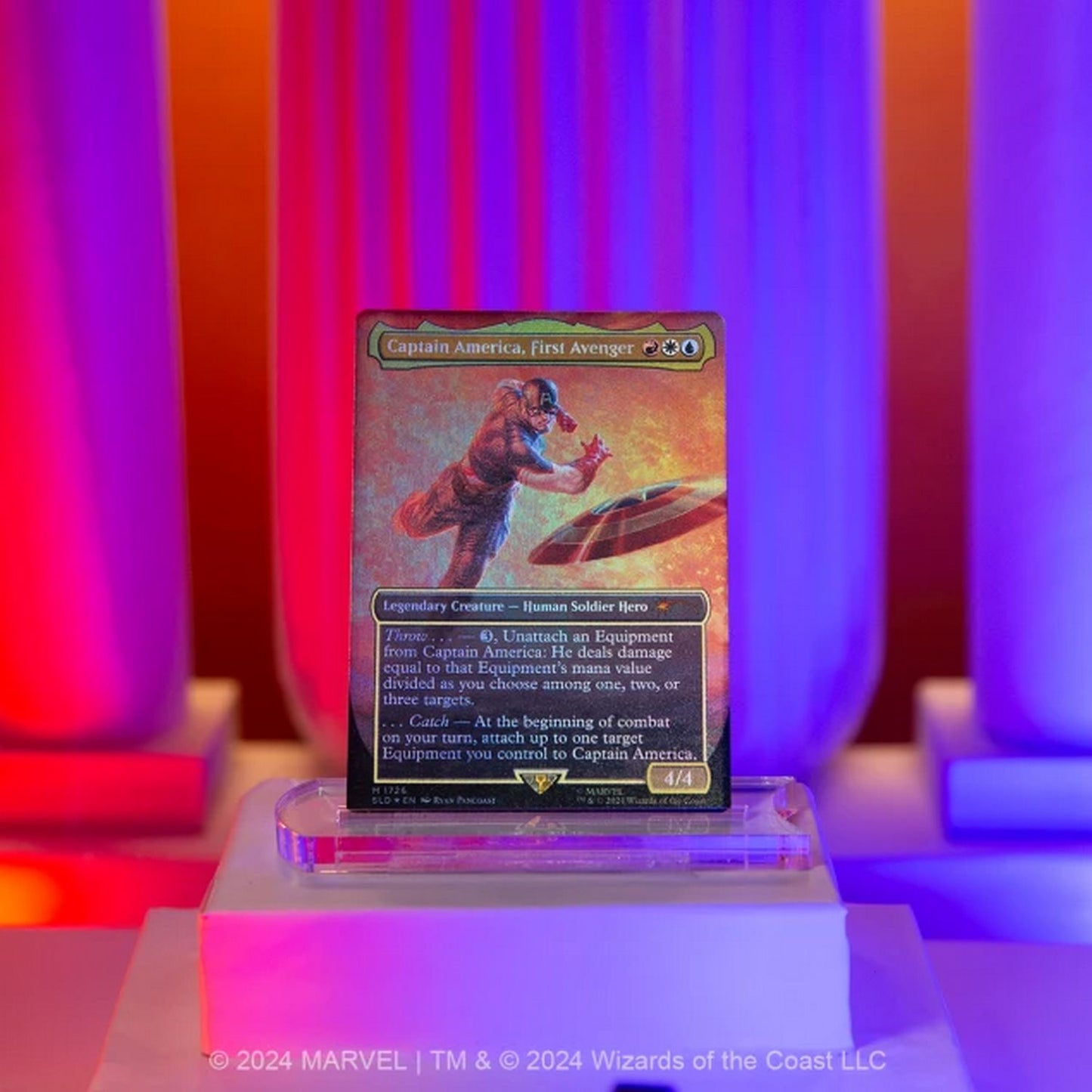 Magic the Gathering: Marvel Captain America Secret Lair Drop Series Rainbow Foil Edition