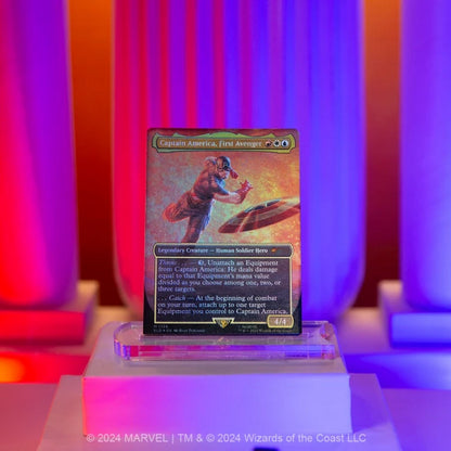 Magic the Gathering: Marvel Captain America Secret Lair Drop Series Rainbow Foil Edition