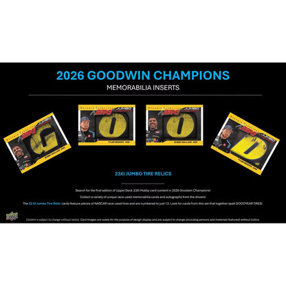 2026 Upper Deck Goodwin Champions Hobby Box *Contact Us To Order*