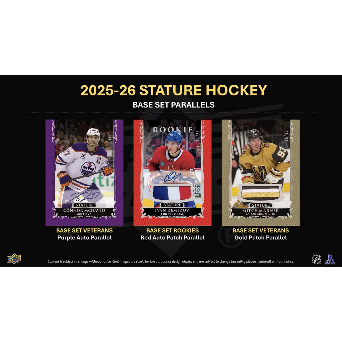 2025-26 Upper Deck Stature Hockey Hobby Box *Contact Us To Order*