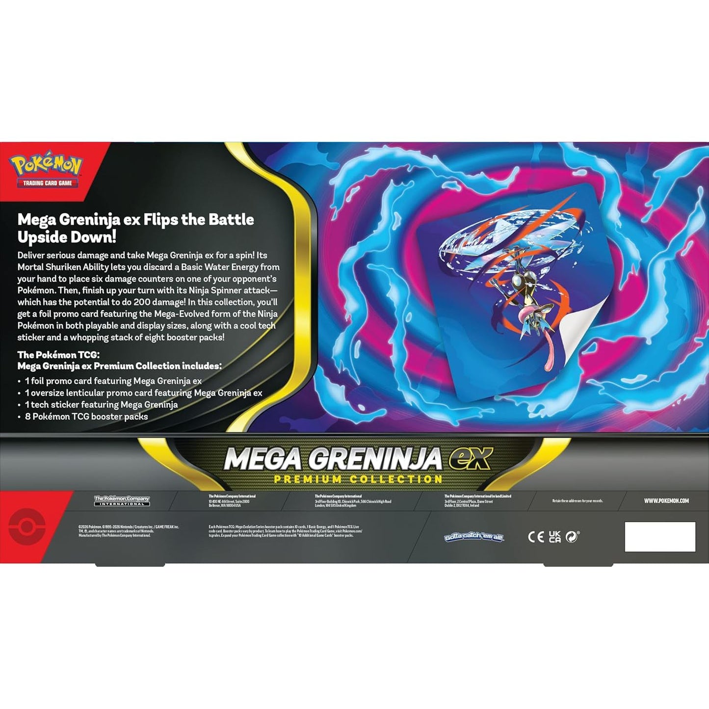 Pokemon: Mega Greninja ex Premium Collection *Releases 07-03-2026*