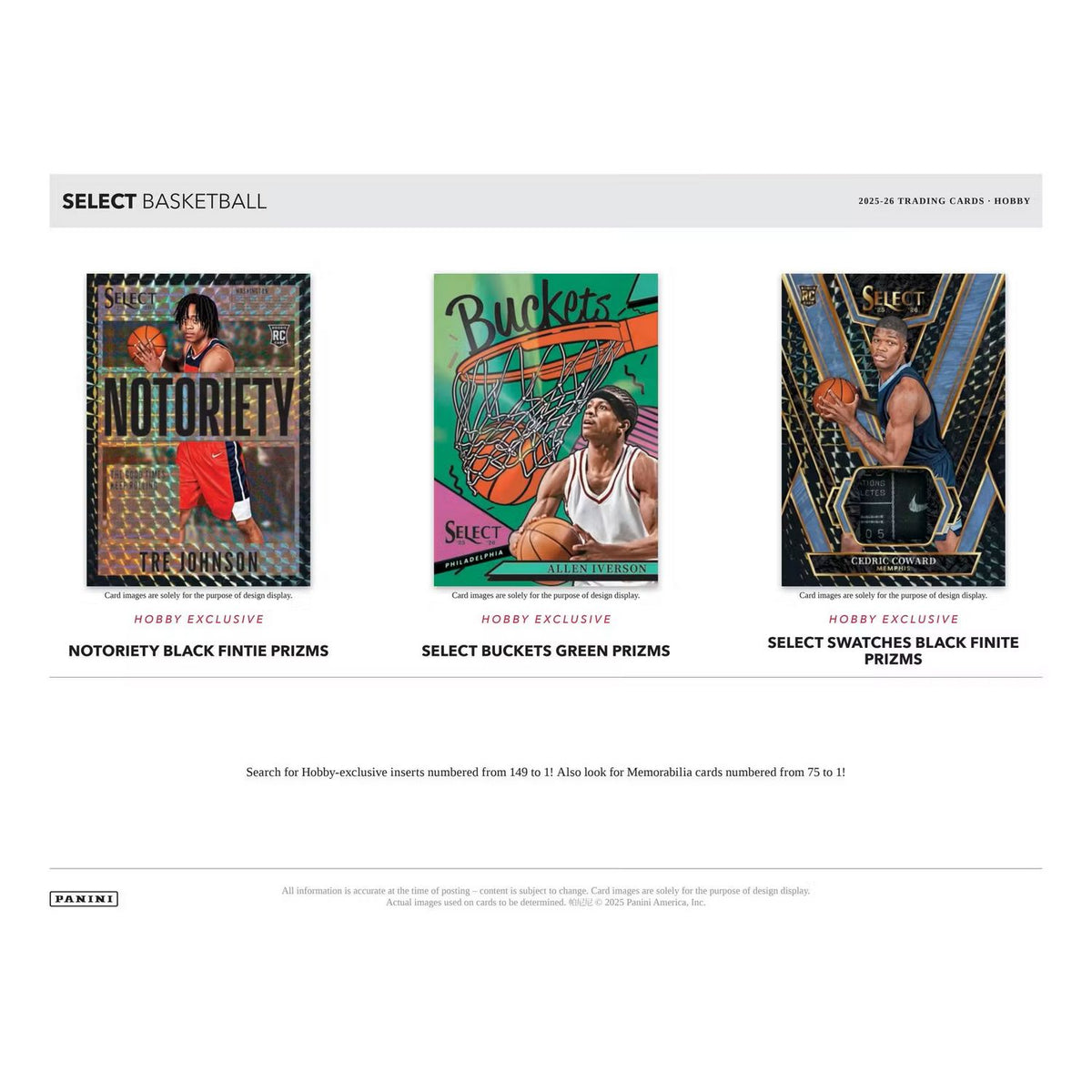 2025-26 Panini Select Basketball Hobby Box