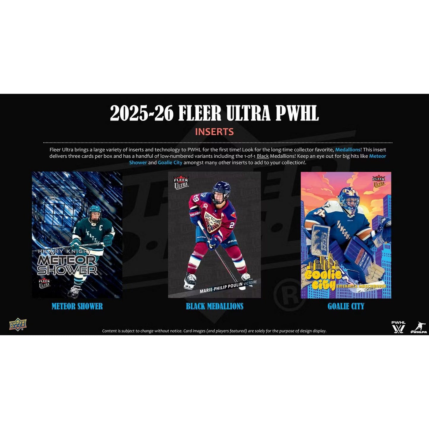 2025-26 Upper Deck Fleer Ultra PWHL Hockey Hobby Box *Contact Us To Order*