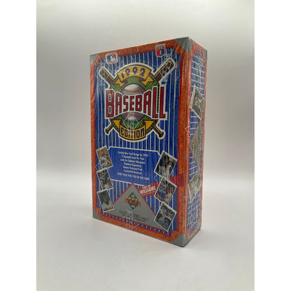 1992 Upper Deck Low Series Baseball Hobby Box (Find the "Williams")
