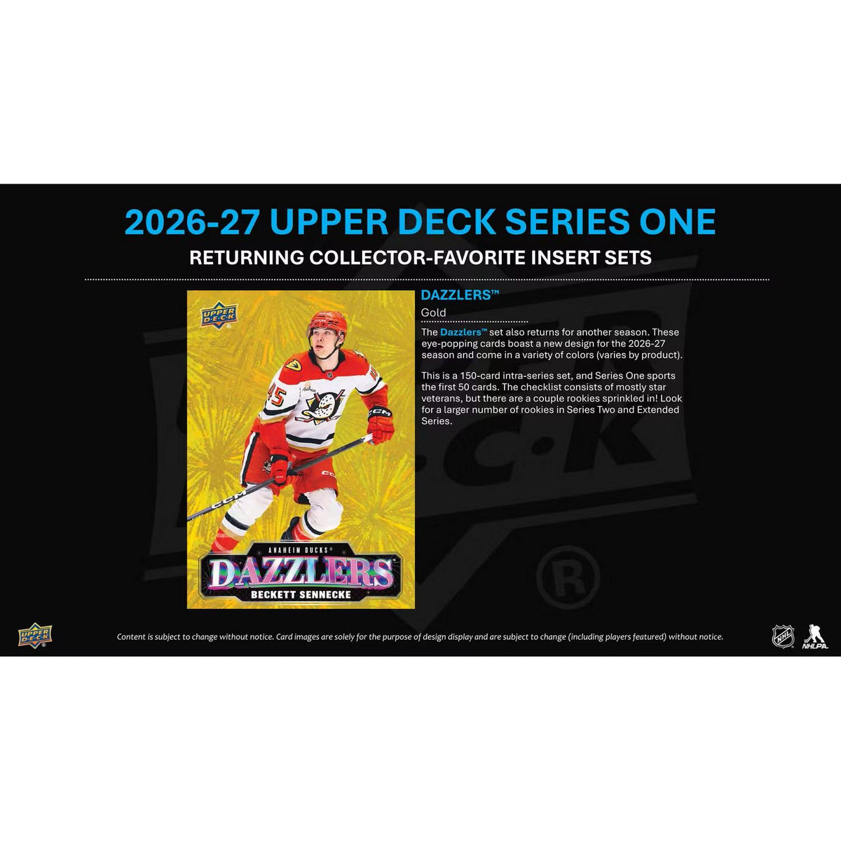 2026-27 Upper Deck Series 1 Hockey Tin