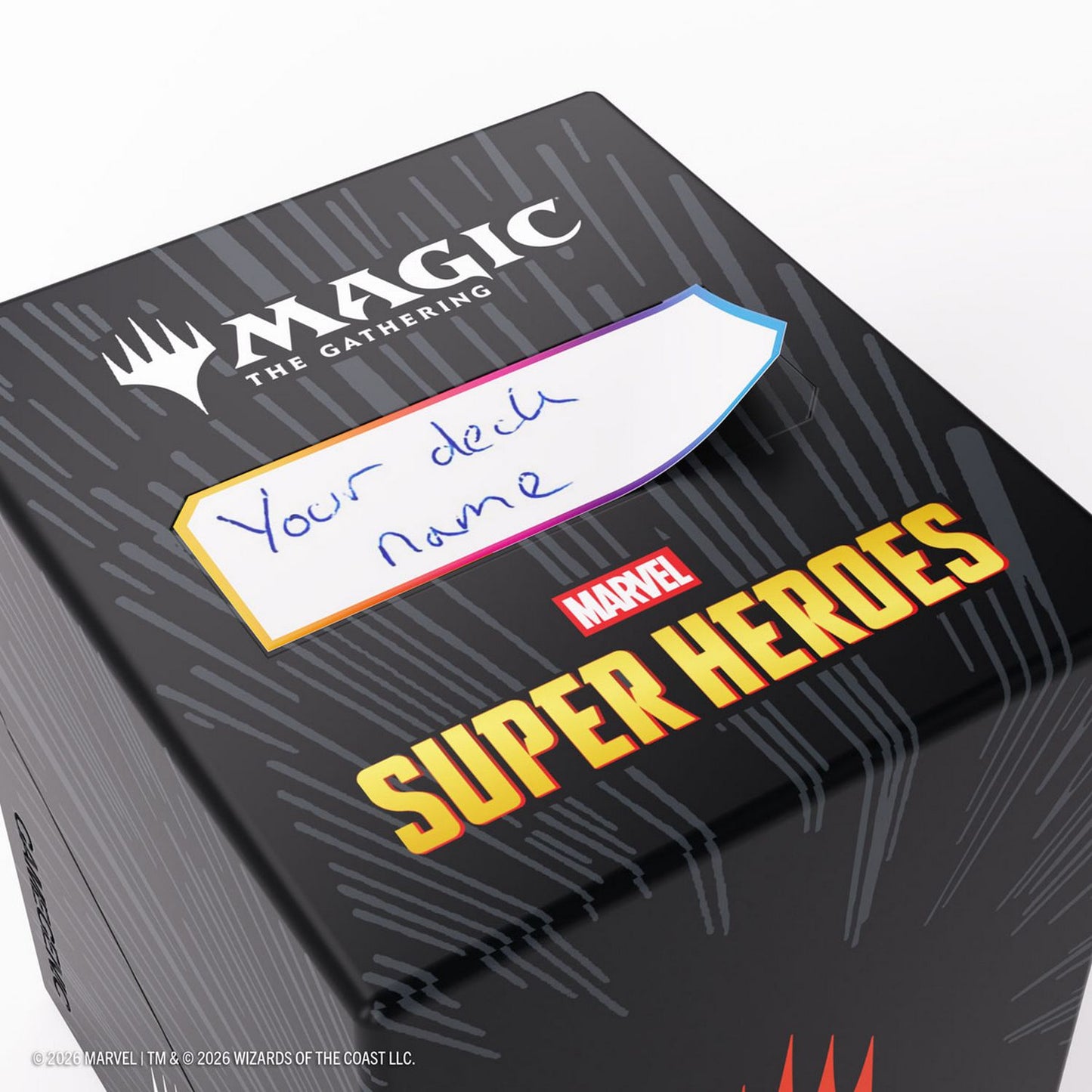 Gamegenic: Magic the Gathering | Marvel Super Heroes Bastion 100+ XL (Comic Burst Black)