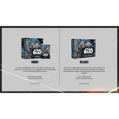 2026 Topps Star Wars Chrome Hobby Box