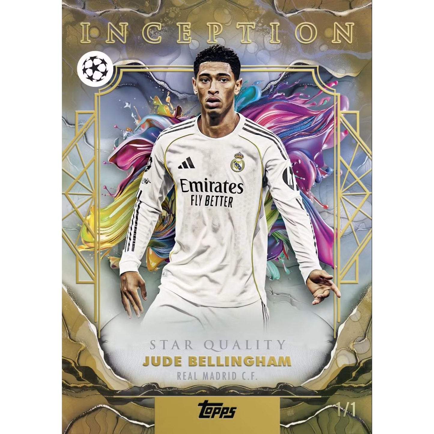 2025-26 Topps Inception UEFA Club Competitions Soccer Hobby Box