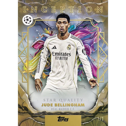 2025-26 Topps Inception UEFA Club Competitions Soccer Hobby Box
