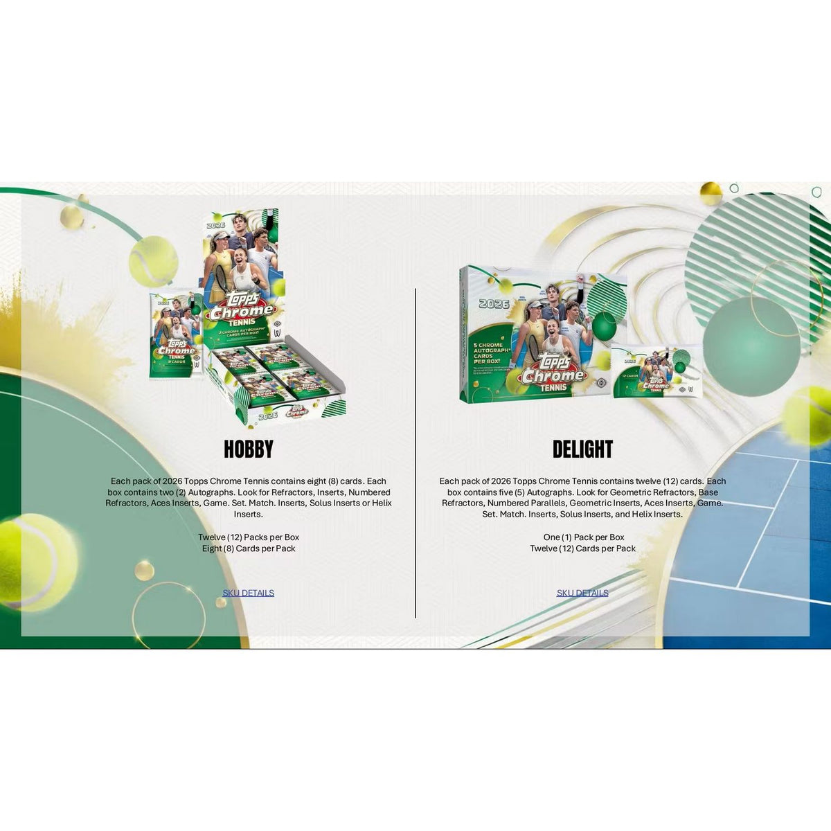 2026 Topps Chrome Tennis Blaster Box
