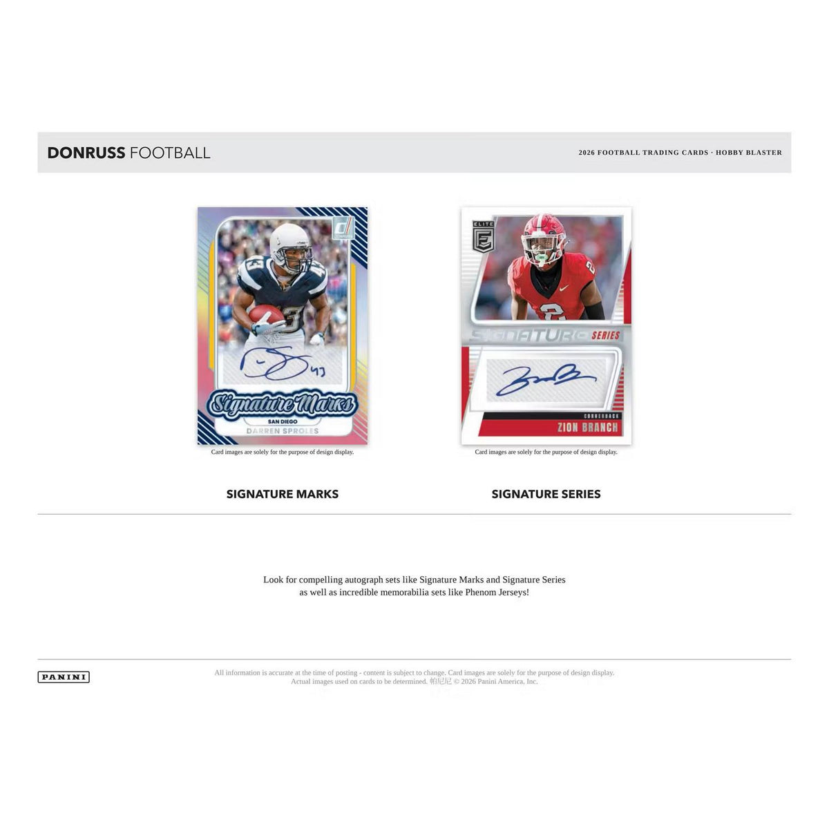 2026 Panini Donruss Football Hobby Blaster Box