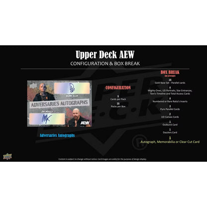 2026 Upper Deck AEW All Elite Wrestling Hobby Box *Contact Us To Order*