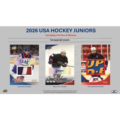 2026 Upper Deck Team USA Juniors Hockey Hobby Box *Contact Us To Order*