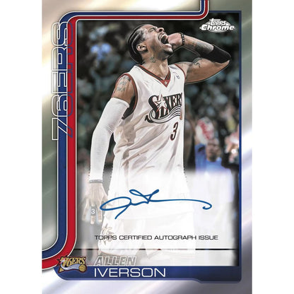 2025-26 Topps Chrome Update Series Basketball Jumbo Box