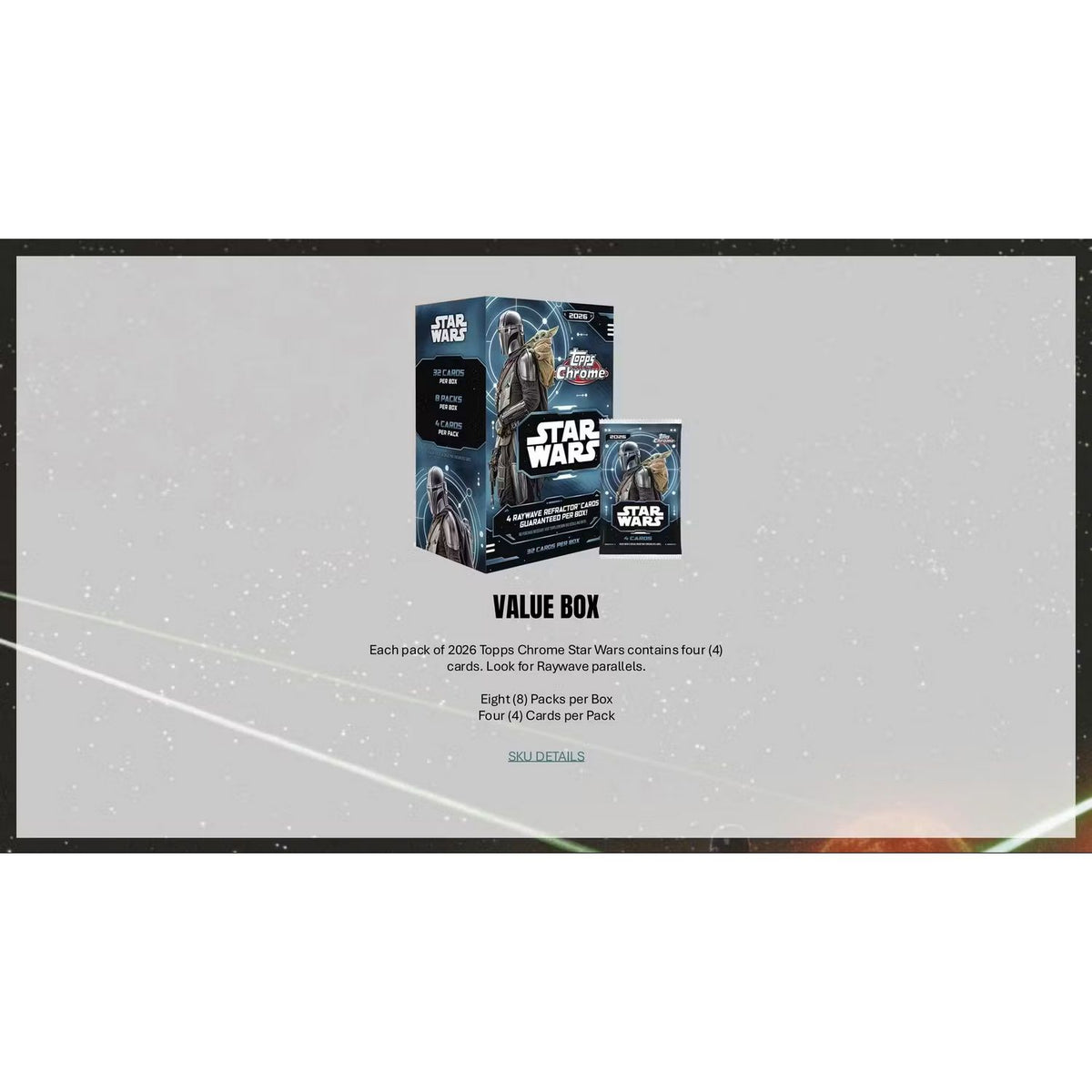 2026 Topps Star Wars Chrome Hobby Box