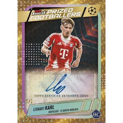 2025-26 Topps UEFA Club Competitions Finest Soccer Hobby Box