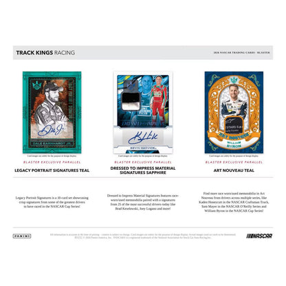 2026 Panini Track Kings NASCAR Racing Hobby Blaster Box