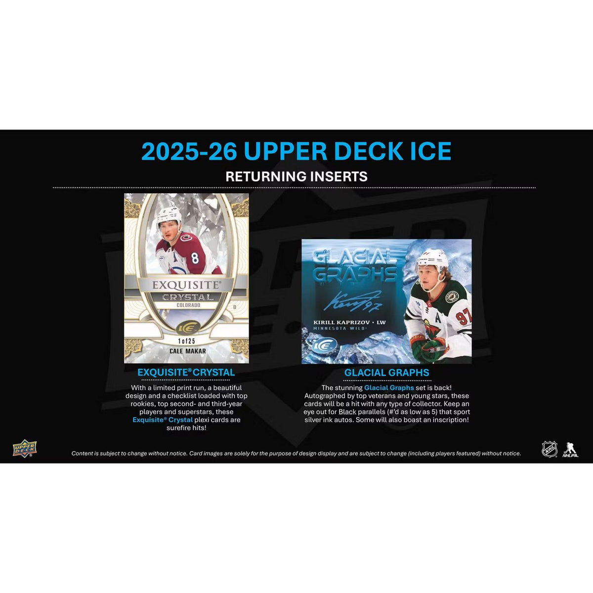 2025-26 Upper Deck Ice Hockey Hobby Box *Contact Us To Order*