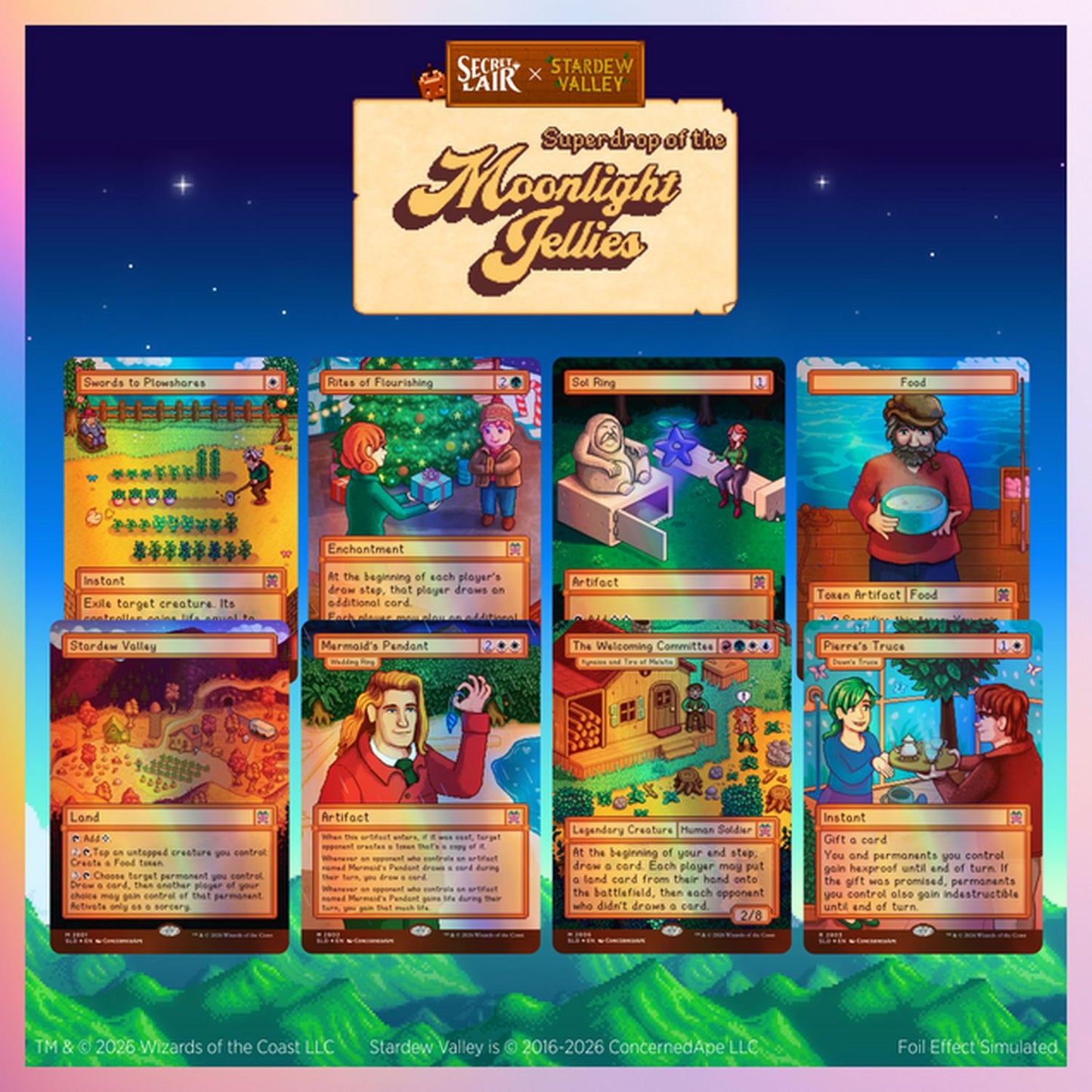 Magic the Gathering: Secret Lair x Stardew Valley: Welcome to Stardew Valley [Traditional Foil]
