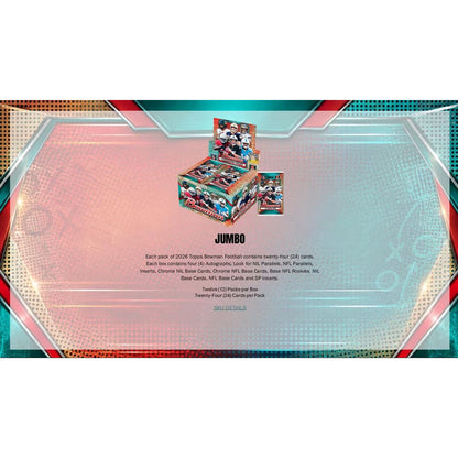 2026 Bowman Football Jumbo Box